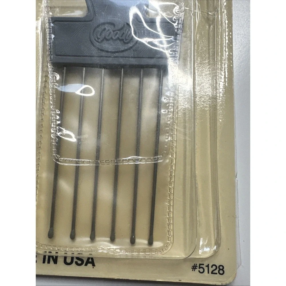 Vintage Goody 1975 Hair Lift Stainless Steel Teeth Blue #5128, USA